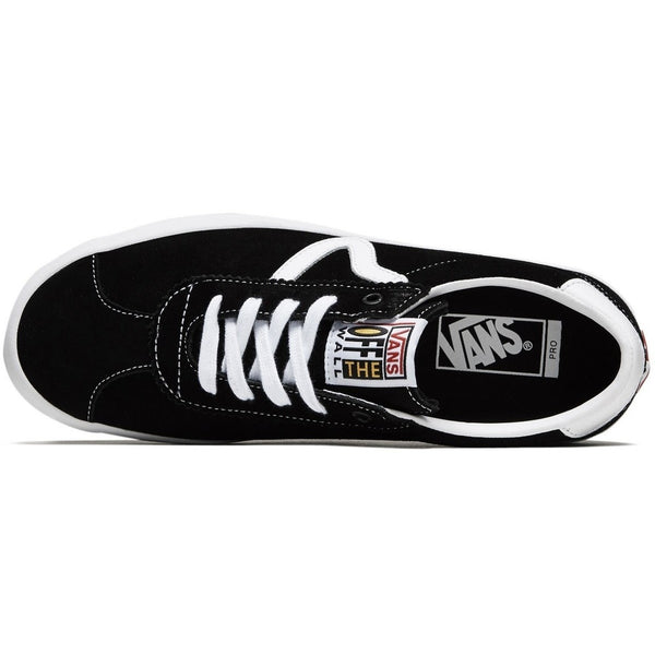 Vans EPOCH SPORT PRO shoes in BLACK / WHITE color, featuring the EPOCH SPORT PRO design by VANS.