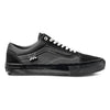 Durable VANS SKATE OLD SKOOL BLACK skate shoes in black and white.