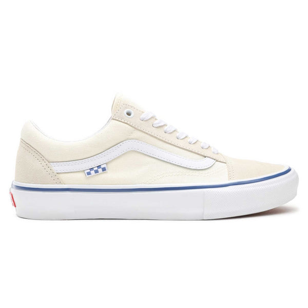 VANS SKATE OLD SKOOL OFF WHITE sneakers in white and blue.