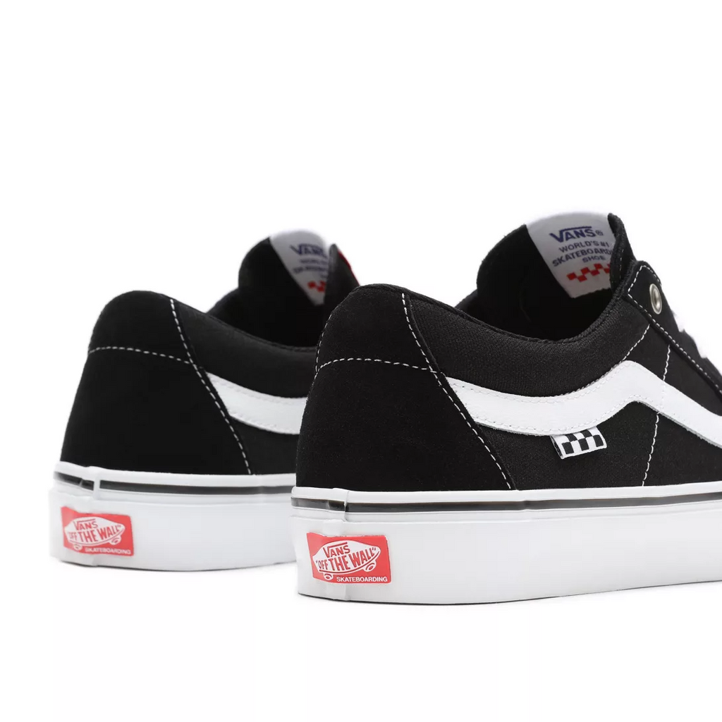 Black and white VANS SKATE SK8-LOW shoes