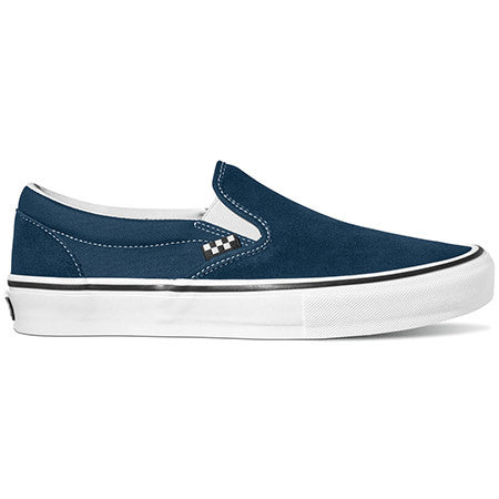 VANS SKATE SLIP-ON DRESS BLUES shoes by VANS.