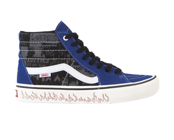 VANS X LOTTIES SK8-HI PRO LTD BLU/BLK.