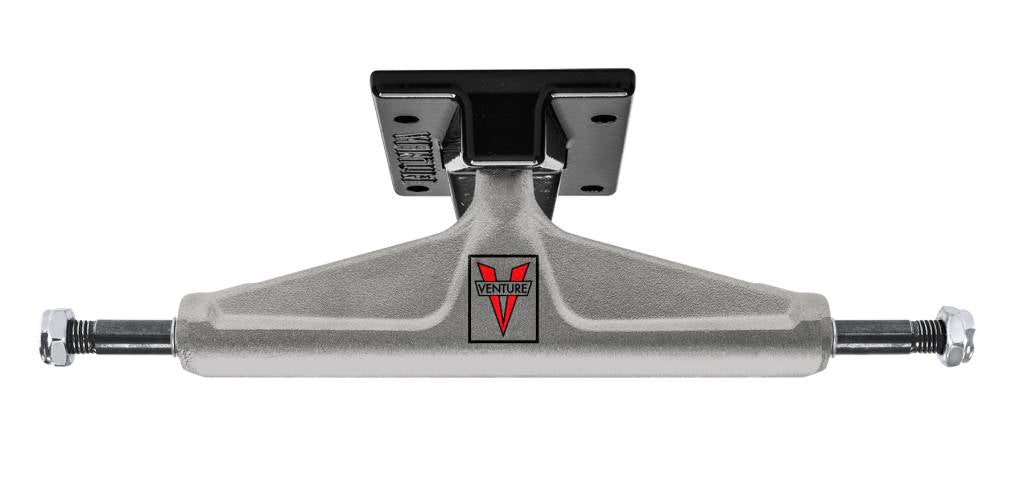 A VENTURE TRUCKS ICON (SET OF TWO), RAW skateboard truck on a white background.