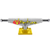 A VENTURE '92 FULLBLEED YELLOW 5.6 skateboard truck set with the word VENTURE on it.