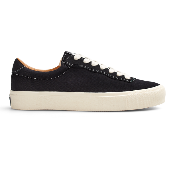 The LAST RESORT AB VM001 CANVAS BLACK/WHITE sneaker for men, last resort with white soles.
