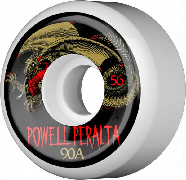 Powell Peralta Oval Dragon 90A skateboard wheels.
